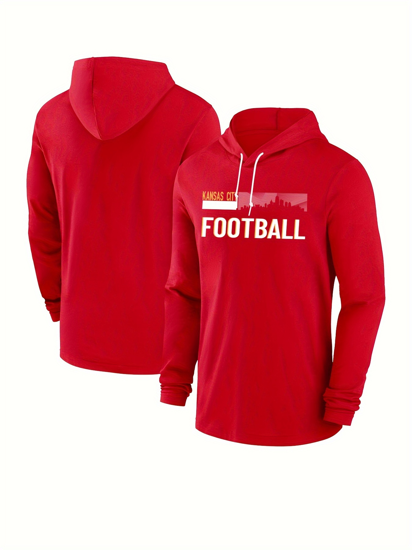 Men Kansas City Chiefs red 2025 NFL hoodie->kansas city chiefs->NFL Jersey